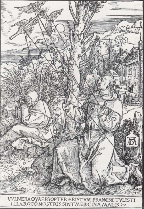 St.Francis Receiving the Stigmata, Albrecht Durer